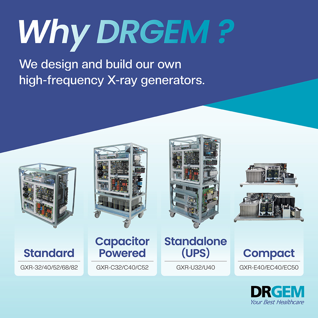 Why DRGEM? Image quality starts at the source. We design and build