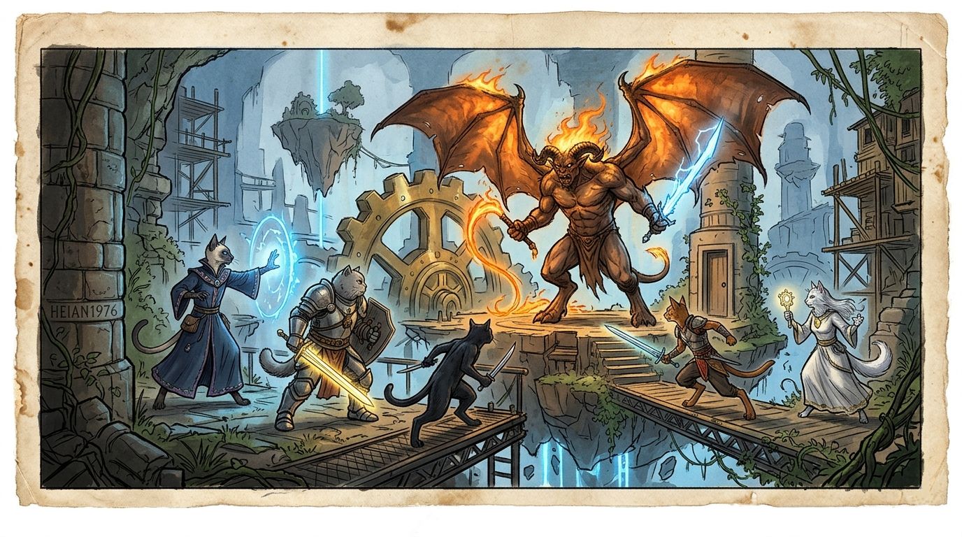Beneath the impossible, gears-and-brass sky of the Great Foundry  display picture 1
