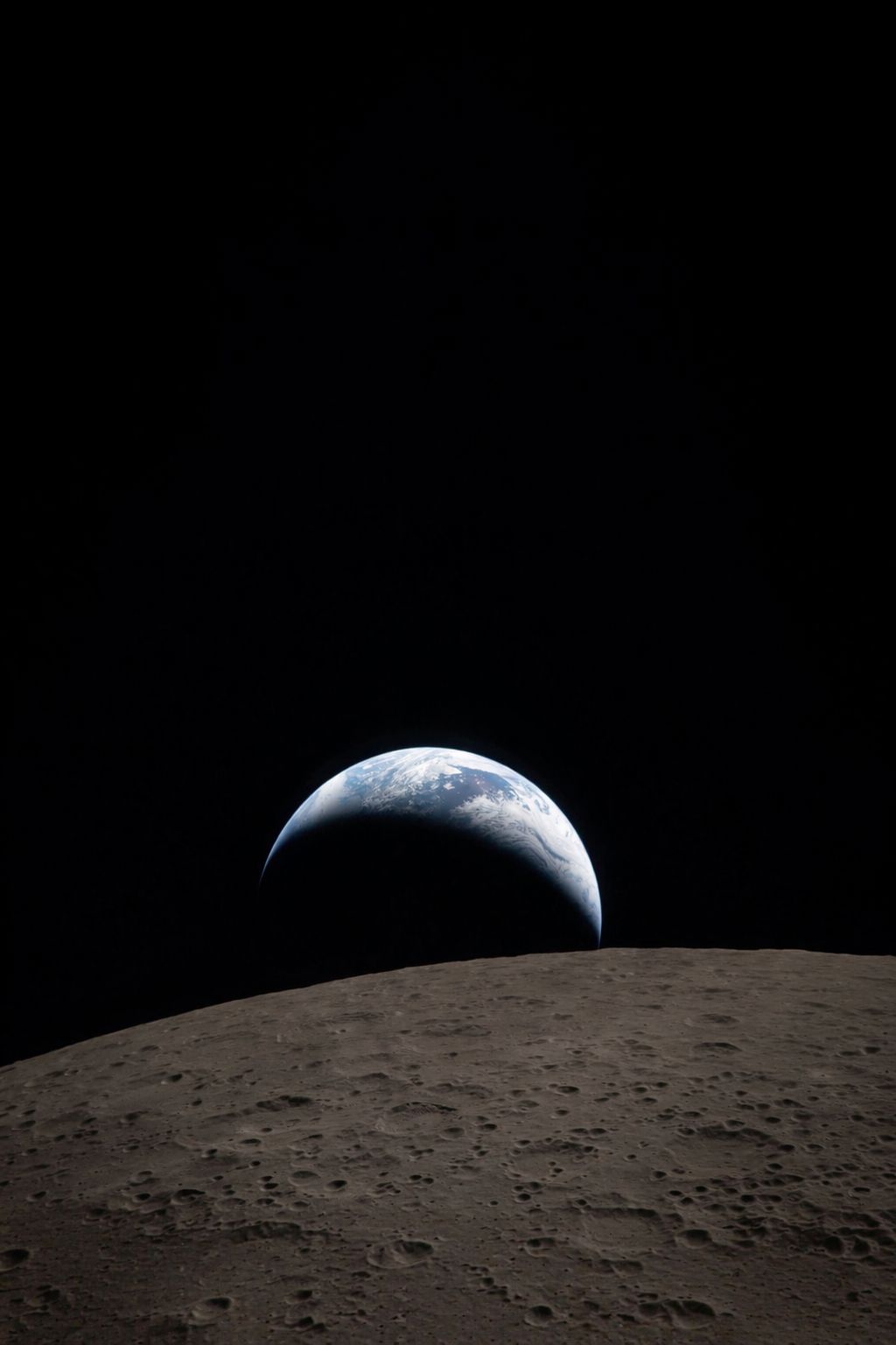 The original Earthrise photo is from late Orcas Island resident