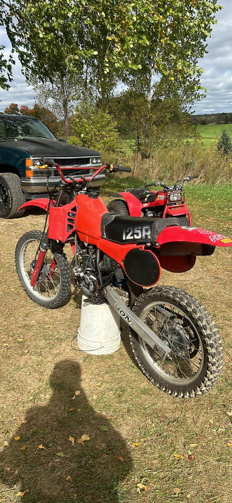 1986 CR 125R with aluminum case