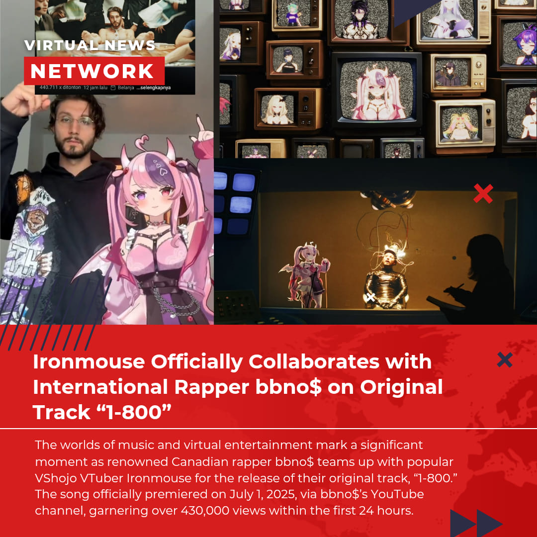 Virtual - Ironmouse Officially Collaborates with International Rapper ...