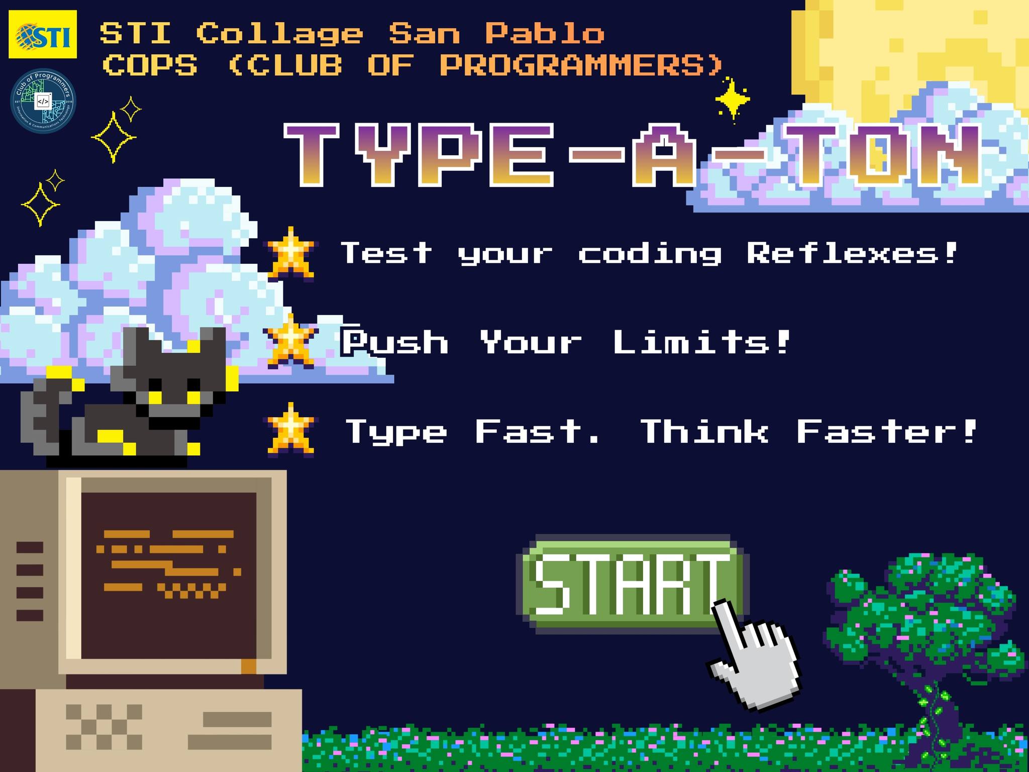 Ready, Set, Type! STI... - Club of Programmers - CoPs | Facebook