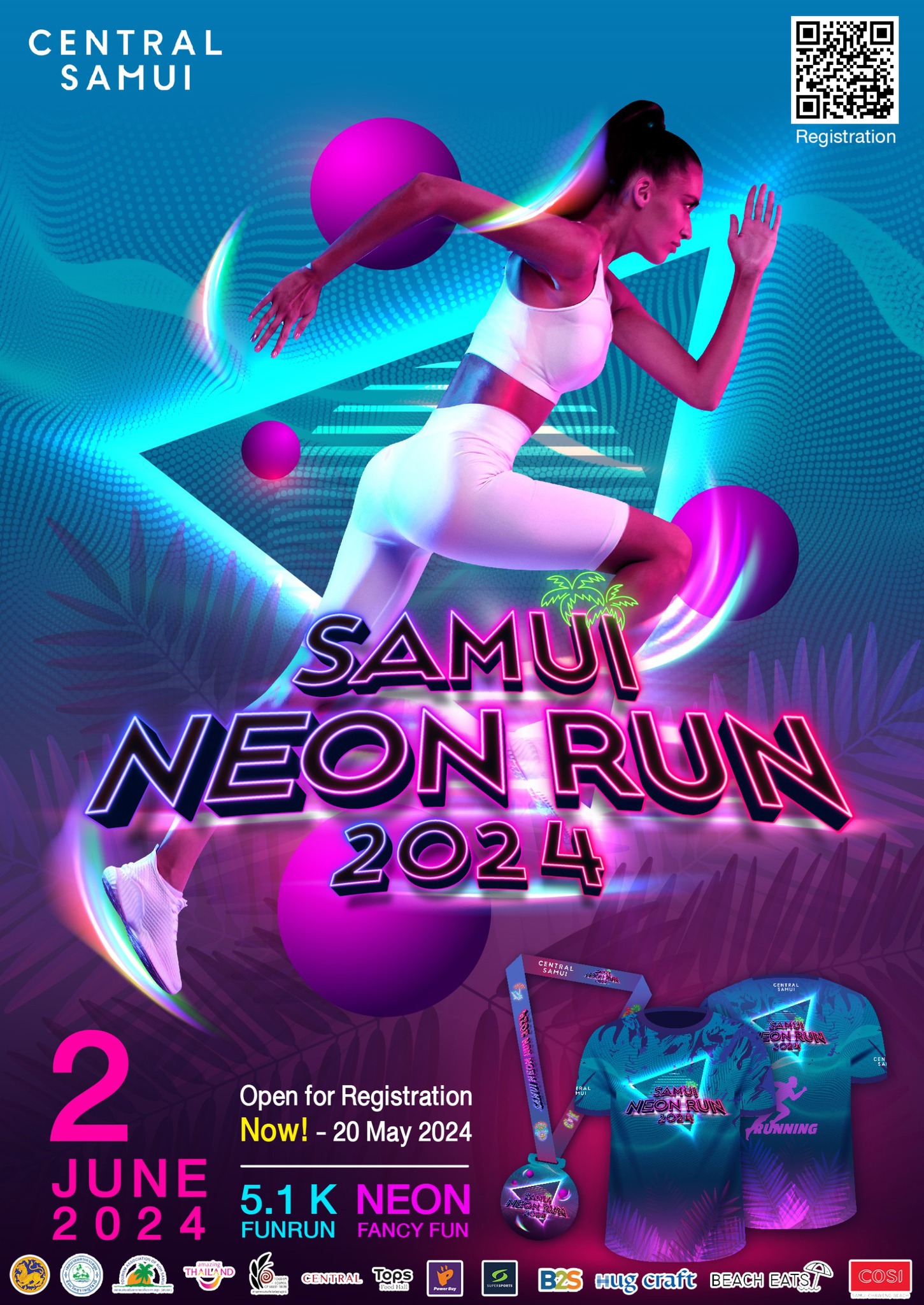 Samui Neon Run 2024