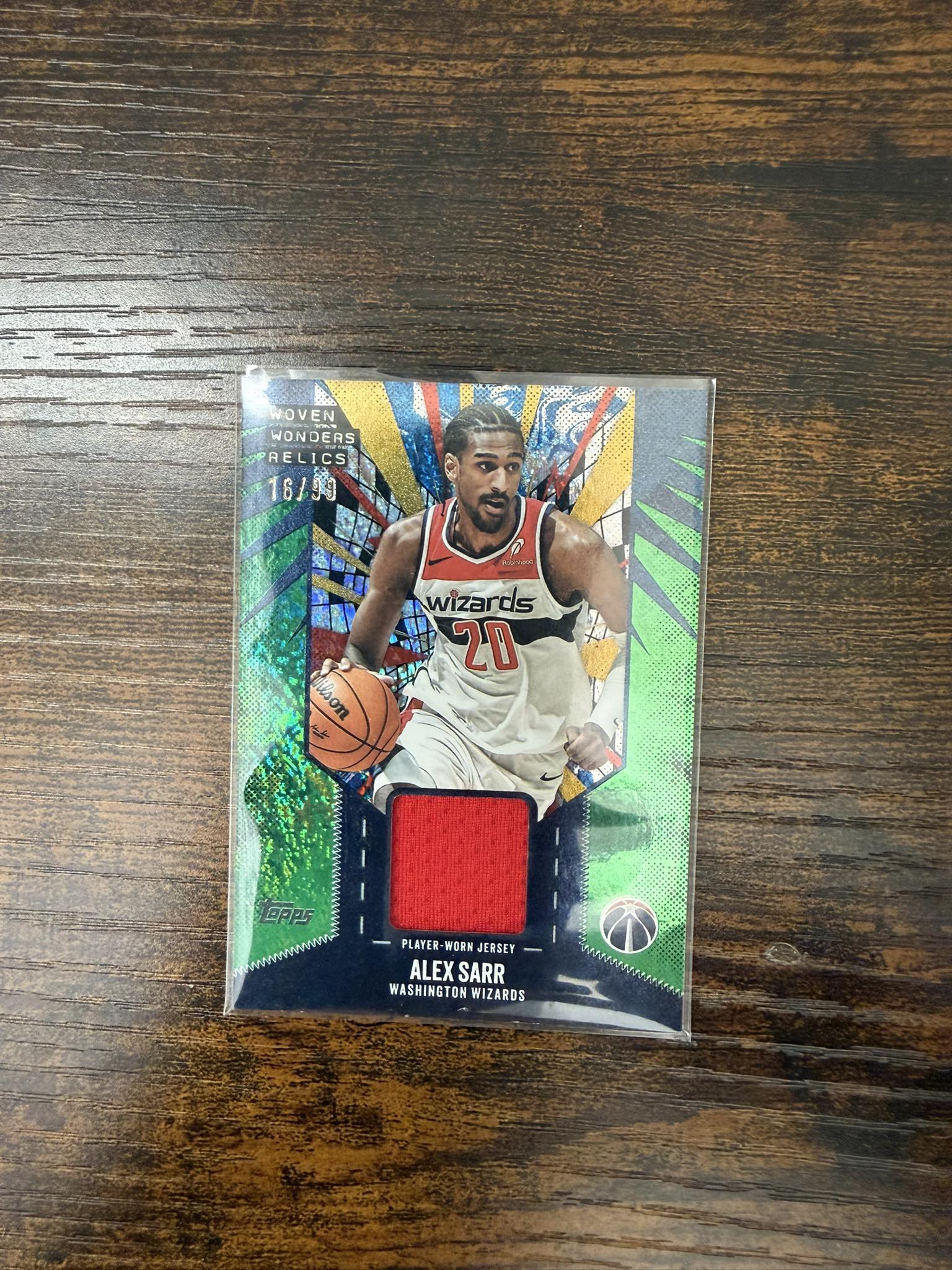 Alex Sarr Memoribilia numerada /99 ?