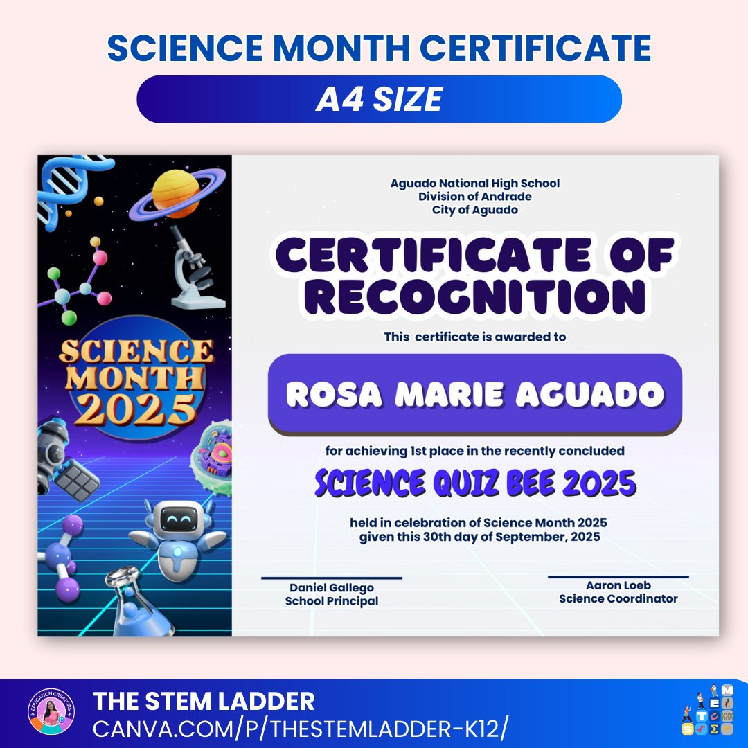 🚀 Science Month 2025... - The STEM Ladder - Canva Educreator | Facebook