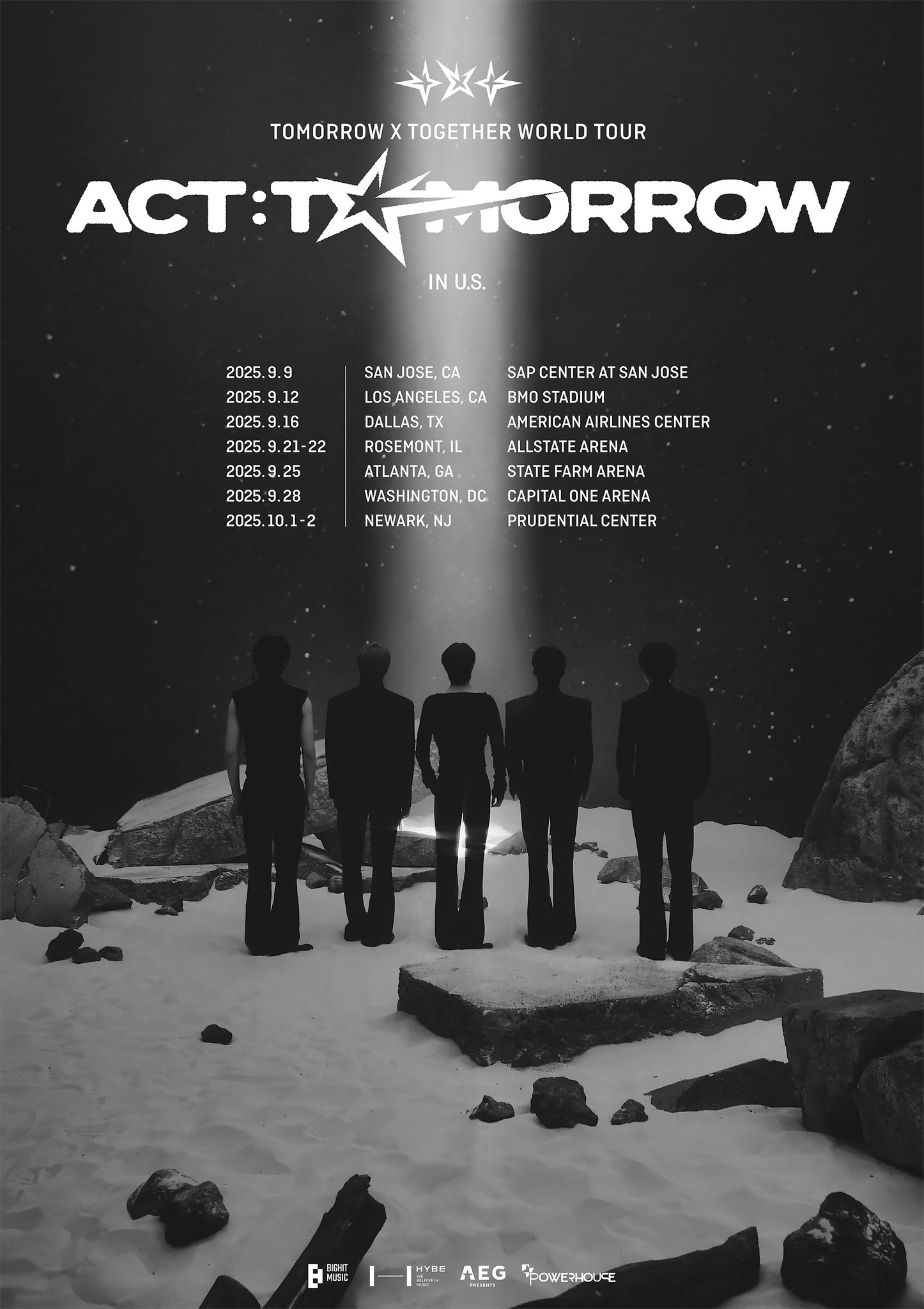 TOMORROW X TOGETHER WORLD TOUR ACT TOMORROW IN U.S