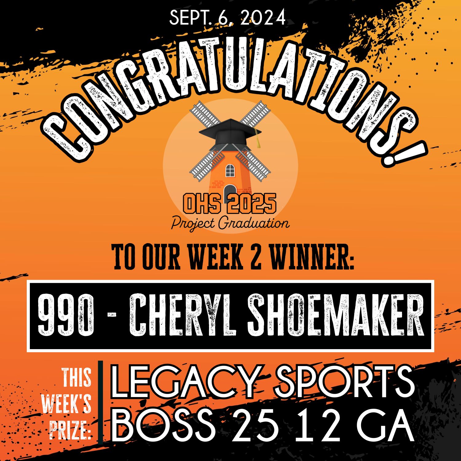 Congratulations to our week two... - OHS 2025 Project Grad