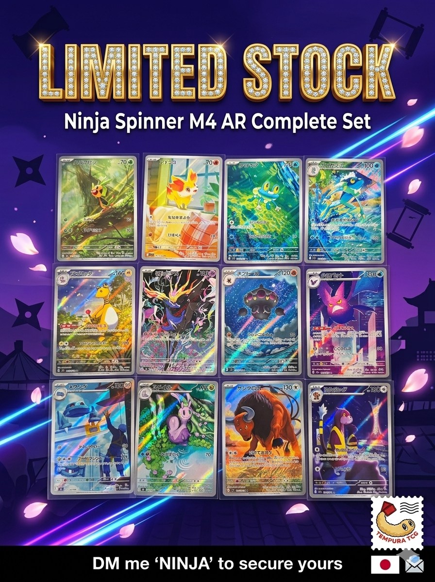 Ninja Spinner Pokémon card collection