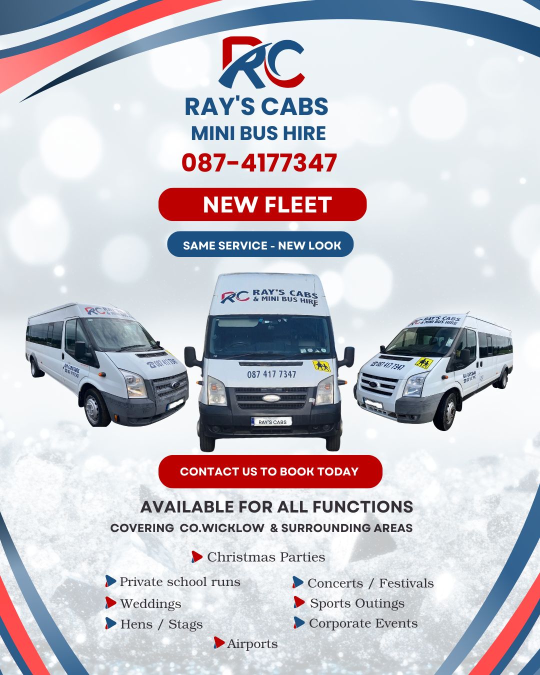 Ray's Cabs & Mini Bus Hire Wicklow | Greystones