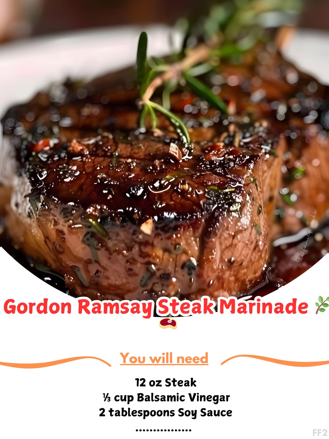Homemade - Gordon 💐 Ramsay Steak Marinade 🌿🥩 Detailed Recipe & Step By ...