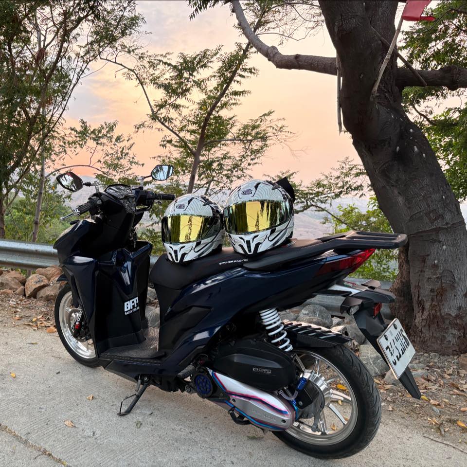 First ride of April 🍃🖤😎 #ridesafe #couplegoals #naturetrip | Rides in ...