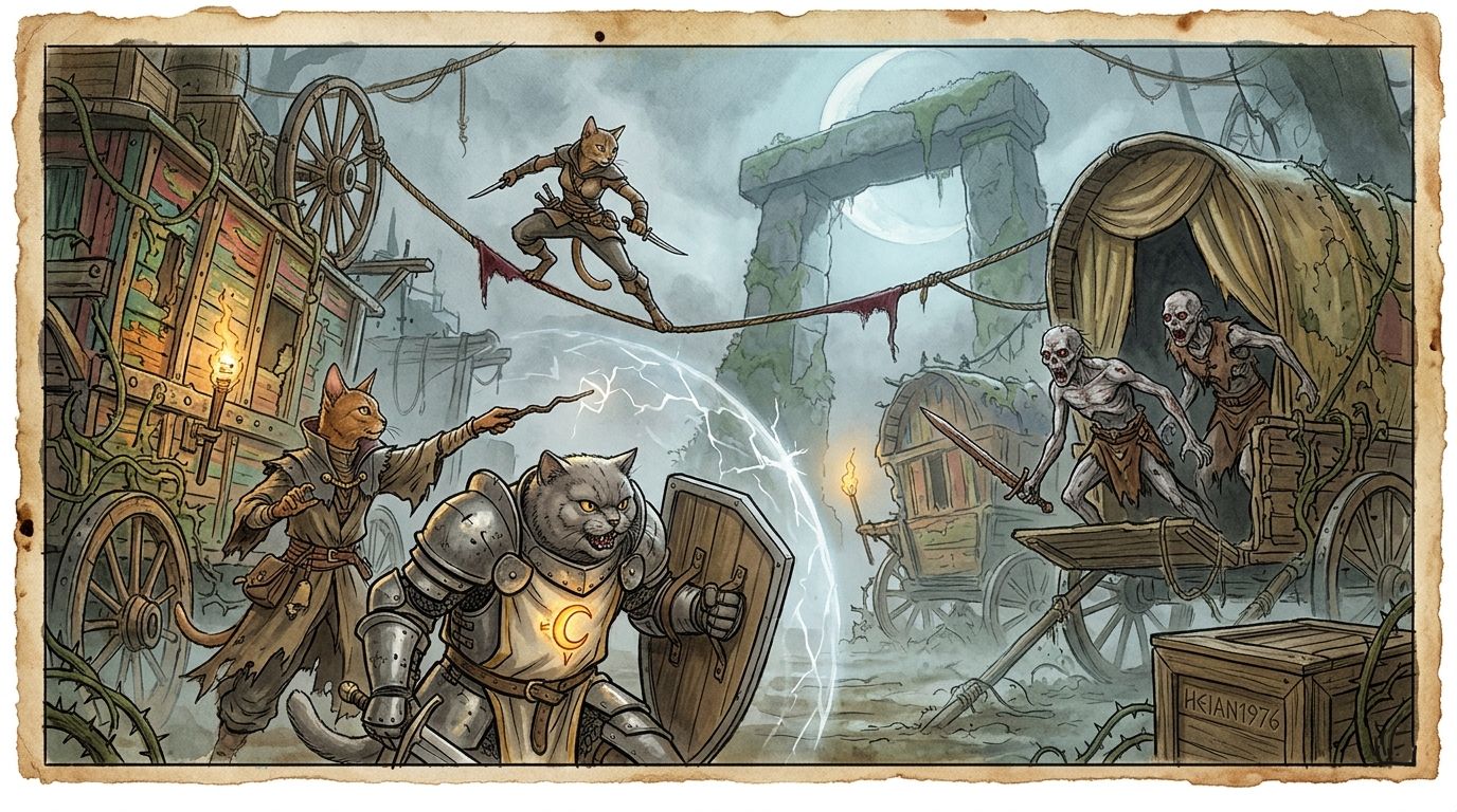 Vistani and Shadow Fey relations in Ravenloft: Imbalance and