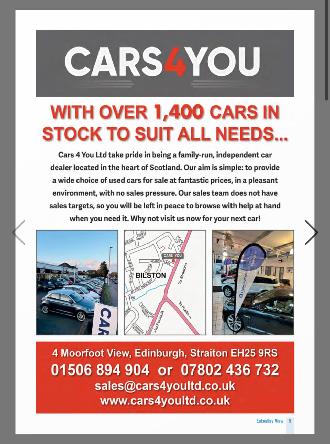 Cars 4 You Ltd | Edinburgh