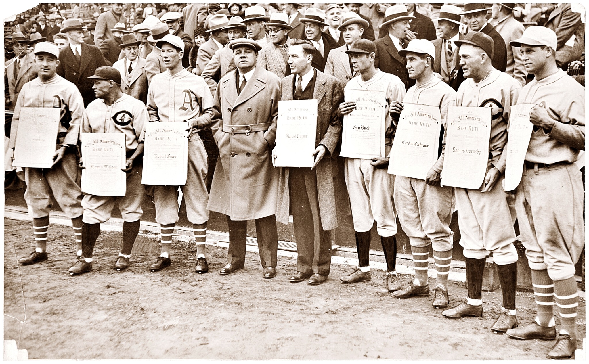 Pittsburgh Pirates Fans | Babe Ruth with his 1929 All-Star Team | Facebook