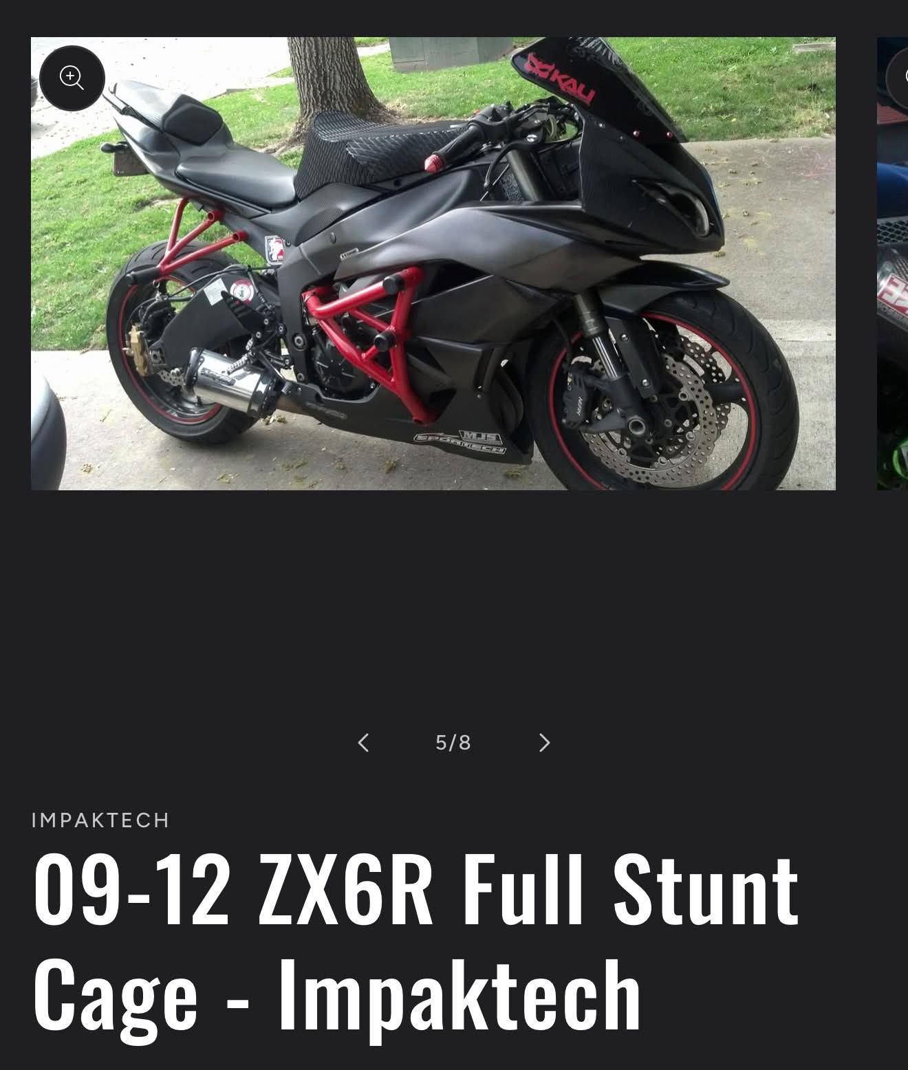 Yamaha R6 stunt bike engine cage for sale in West Michigan