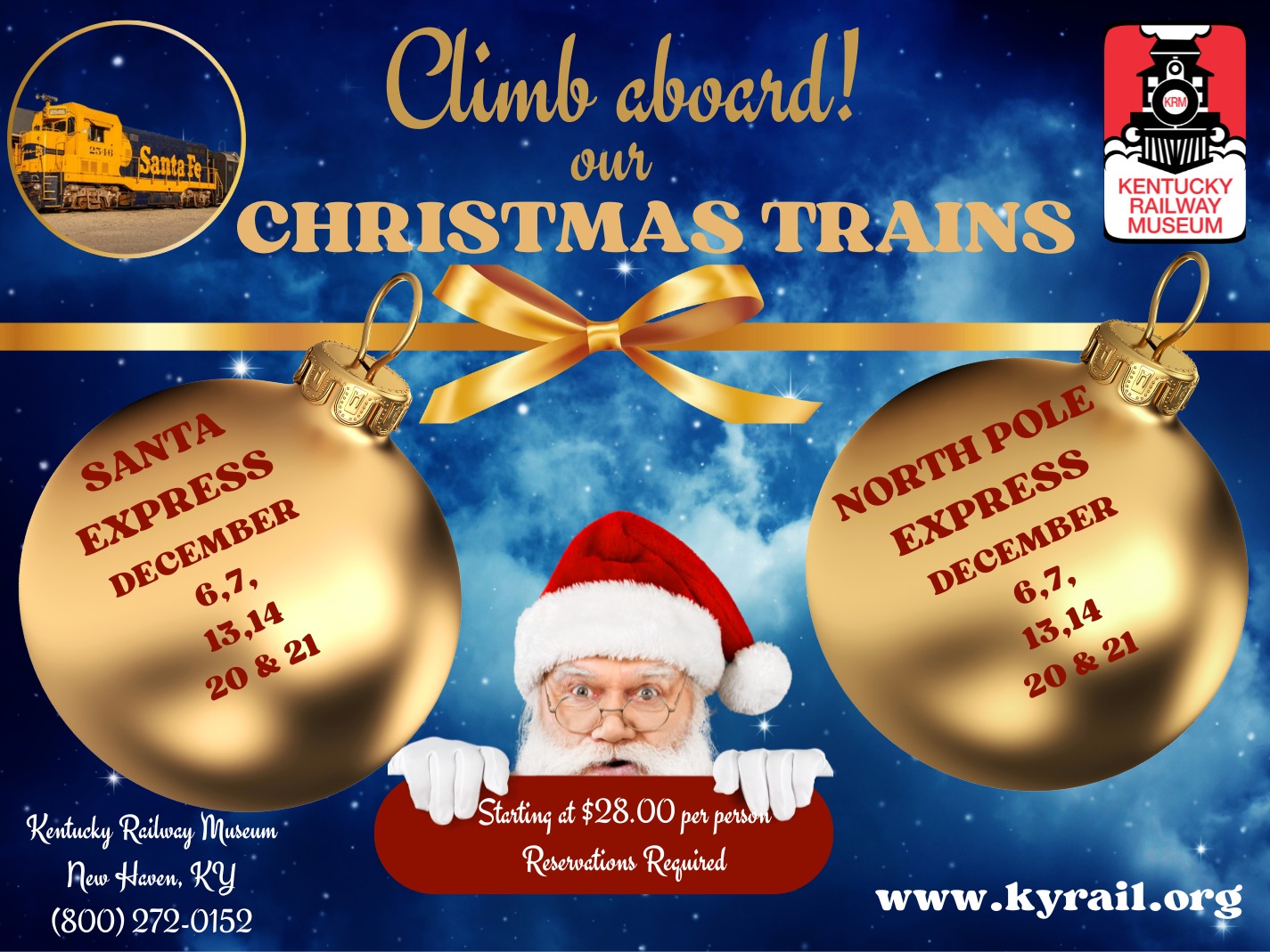 The Kentucky - 🎄🚂 The countdown is ON… Christmas Trains at the Kentucky ...