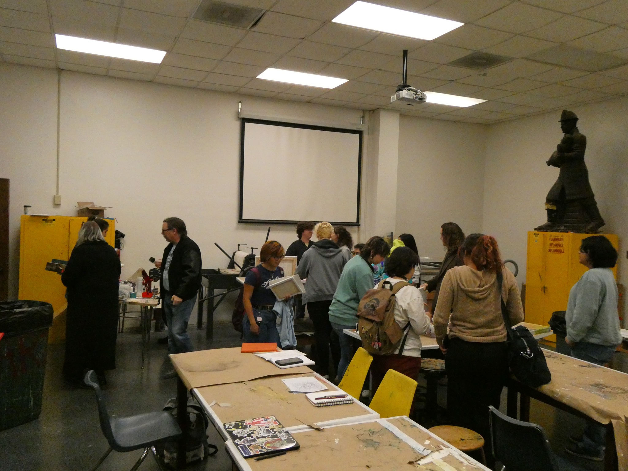 Here photographed by... - Angelo State University Studio Arts
