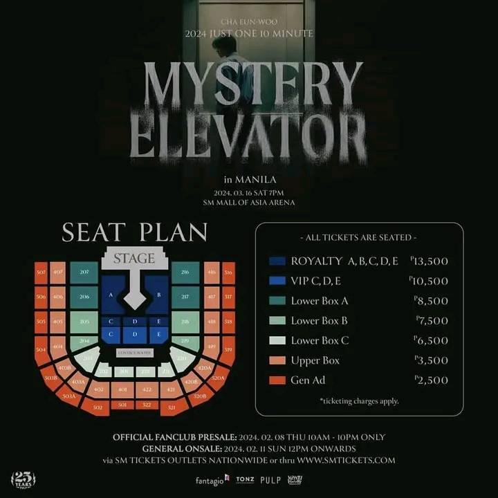 Manila Philippines ??You may now check out the official seatplan 