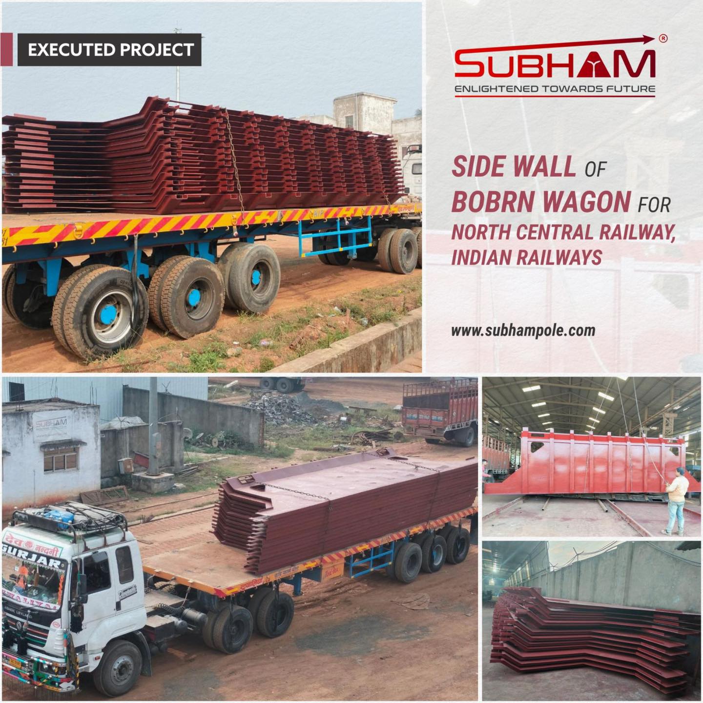 Subham Poles - 🚆 Executed Project Alert! 🚆 Proudly... | Facebook