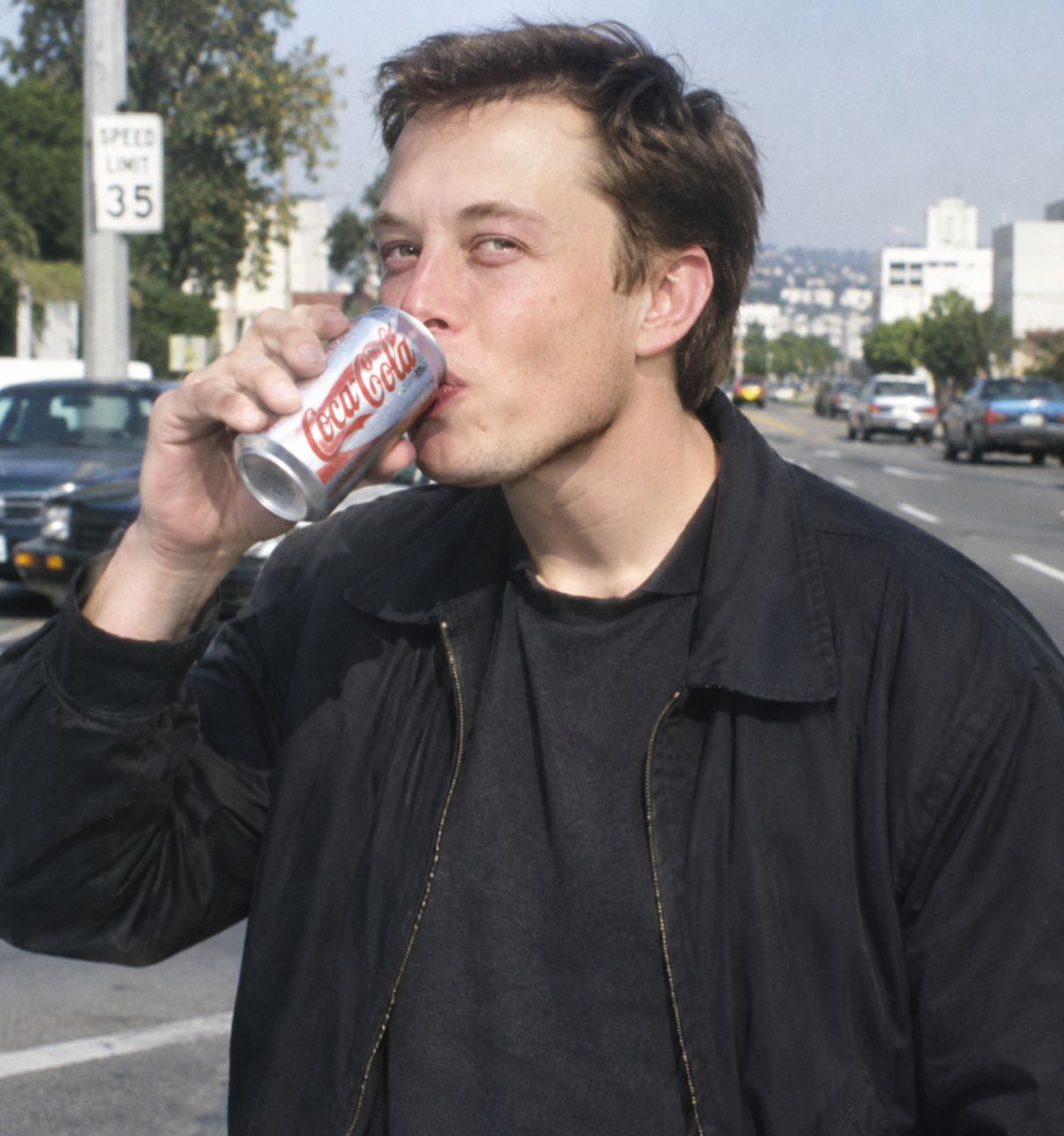 日本酒 ELON MUSK Young Elon Musk in the 1990s 🥤🇺🇸 #ElonMusk #ElonMusk1990s