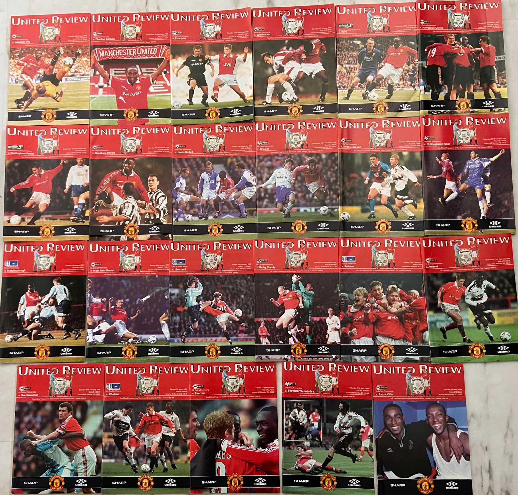 Man United treble winners Corinthian figures available