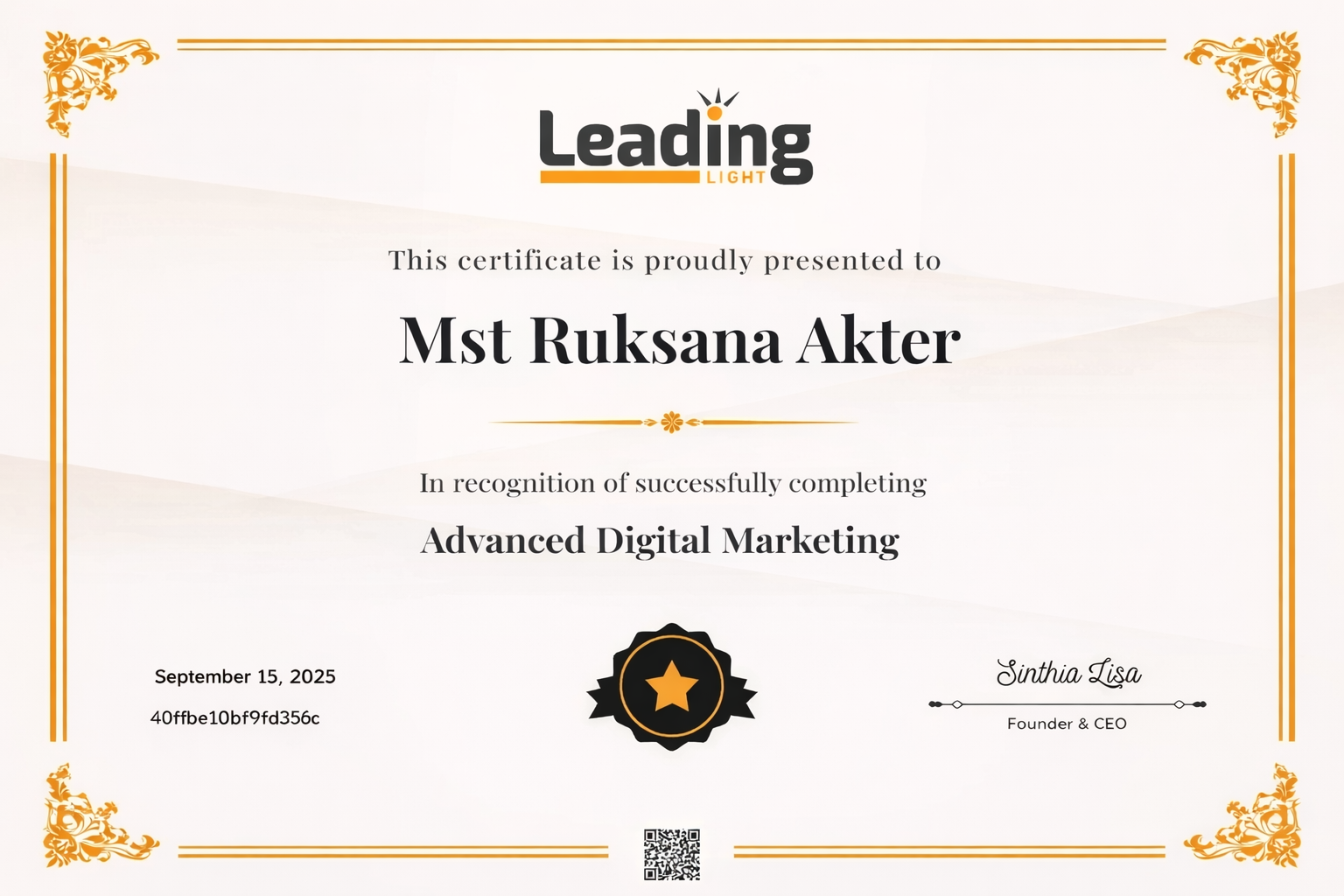 Freelancer Ruksana
