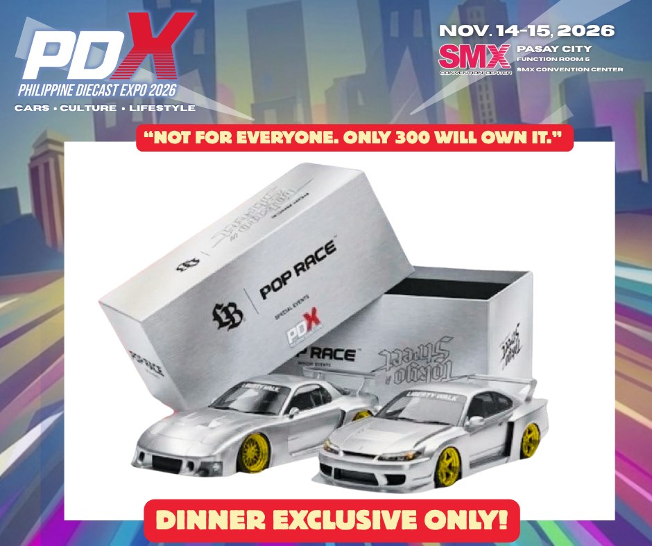 Liberty walk pop race pdx dinner exclusive diecast (Nov 2026)