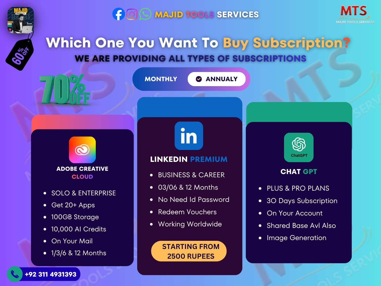 LinkedIn Premium Memberships. | Facebook