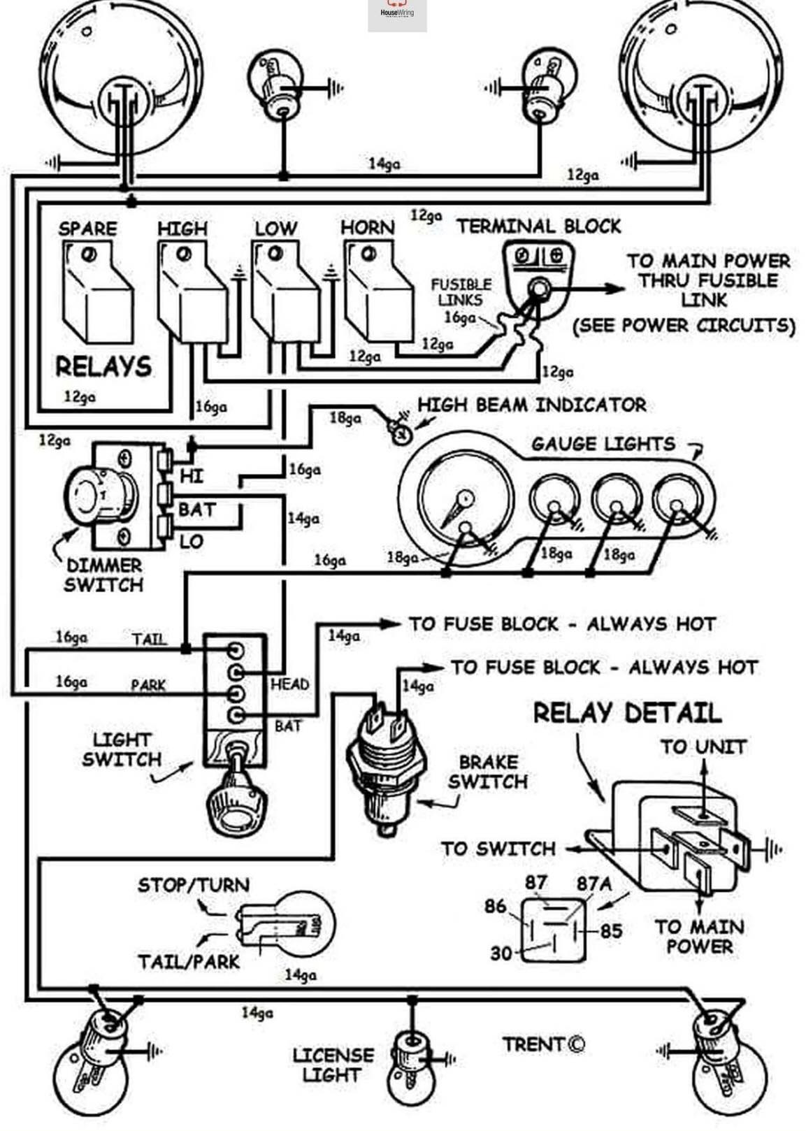 Vinicius - Working on a classic car? Here's a look at a typical wiring ...