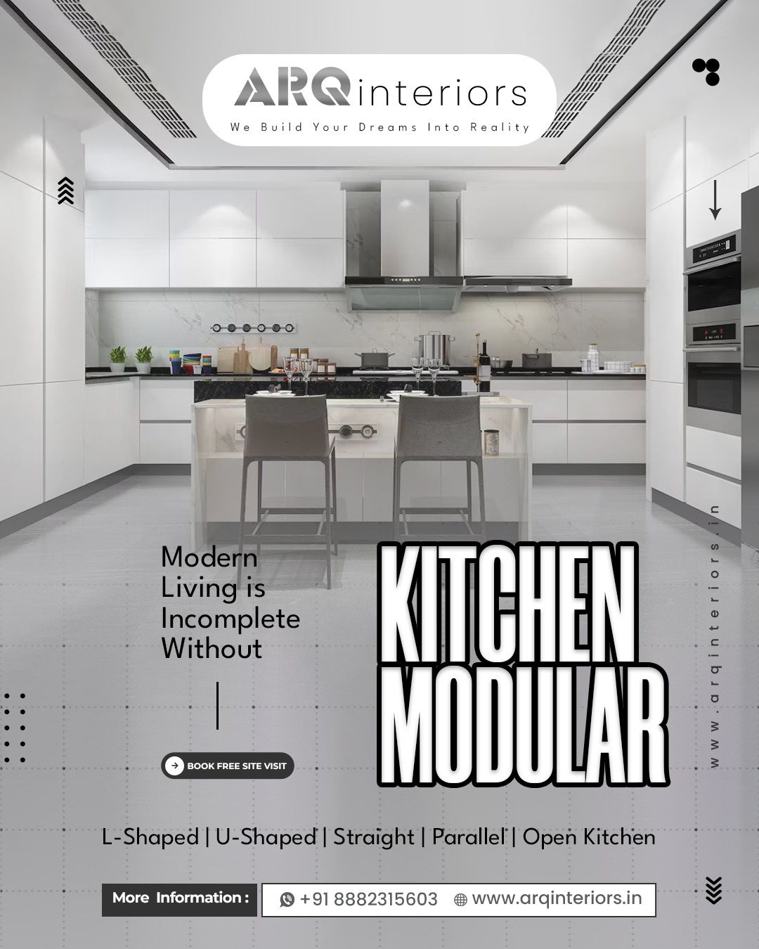 ARQ - Transform Your Kitchen with ARQ Interiors – Modular & Budget ...