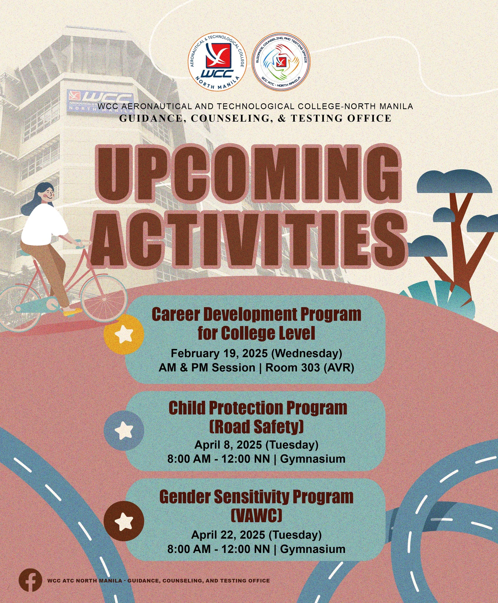 📣 Heads up, WCC ATC North Manila students! 🚀 Exciting activities are ...