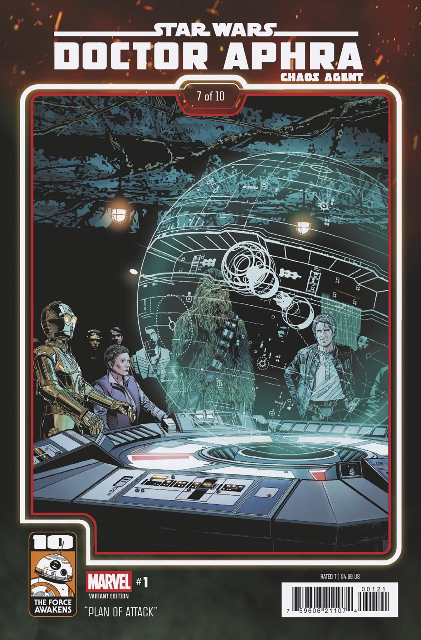 Variant cover for the upcoming (June 18, 2025): STAR WARS: DOCTOR