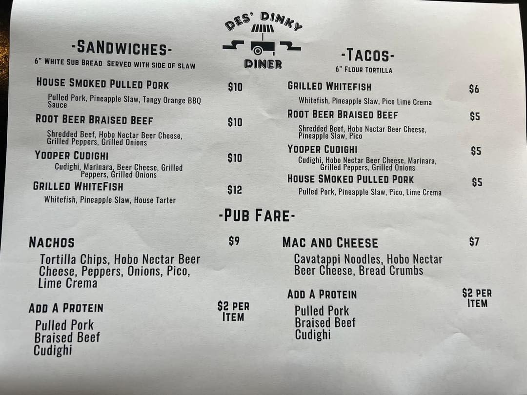 Des's Dinky Diner | Munising MI