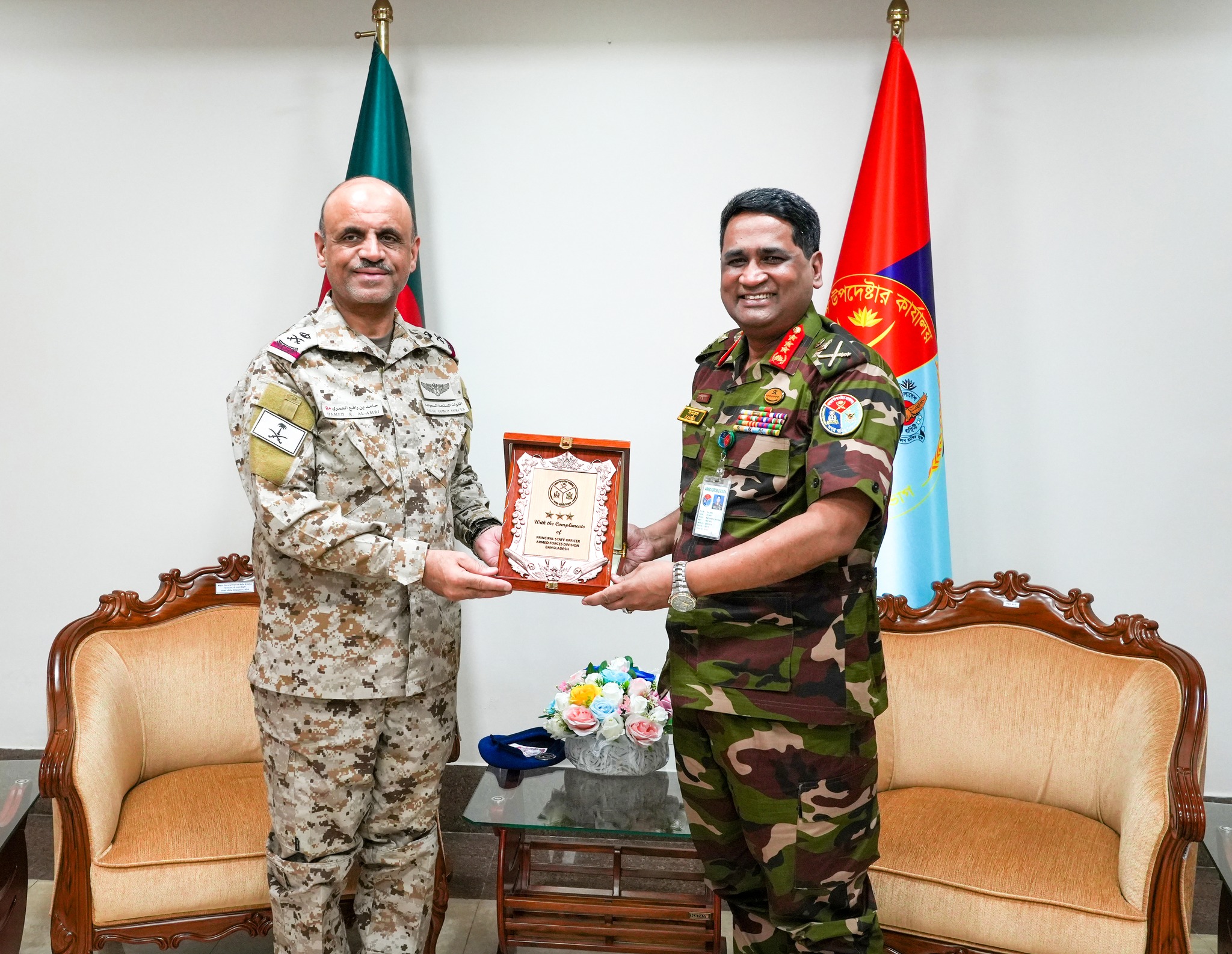 Bangladesh - ‘Call On’ between Major General Hamed Rafe Al Amiri ...