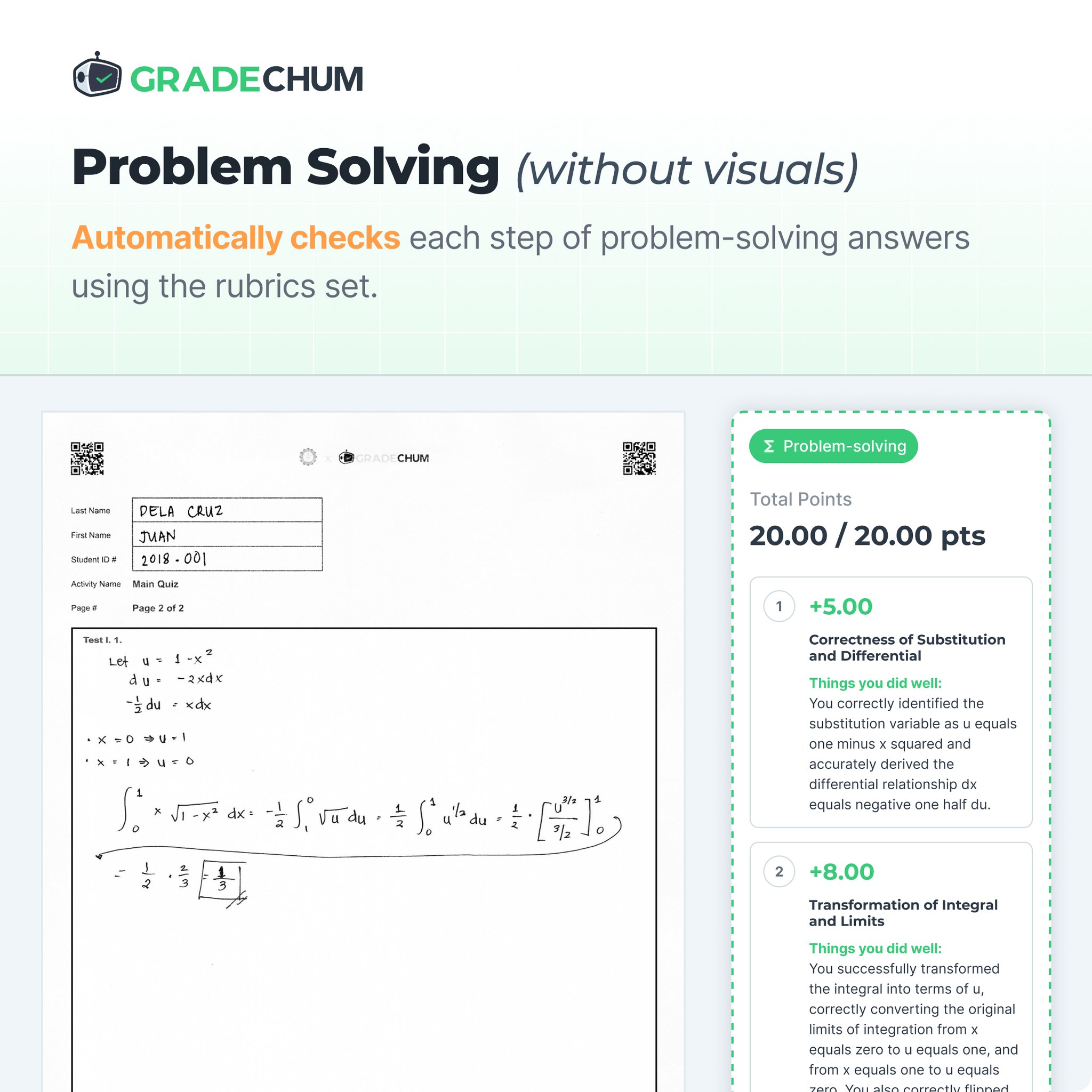 GradeChum - 𝐖𝐡𝐚𝐭 𝐢𝐟 𝐠𝐫𝐚𝐝𝐢𝐧𝐠 𝐨𝐧𝐥𝐲 𝐭𝐨𝐨𝐤 𝐦𝐢𝐧𝐮𝐭𝐞𝐬? With... | Facebook