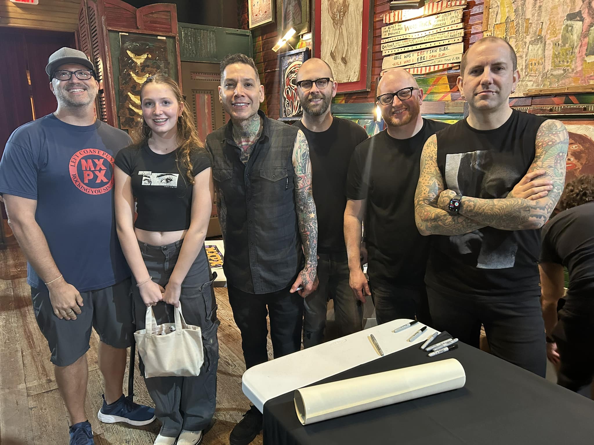Meeting mxpx after an amazing show