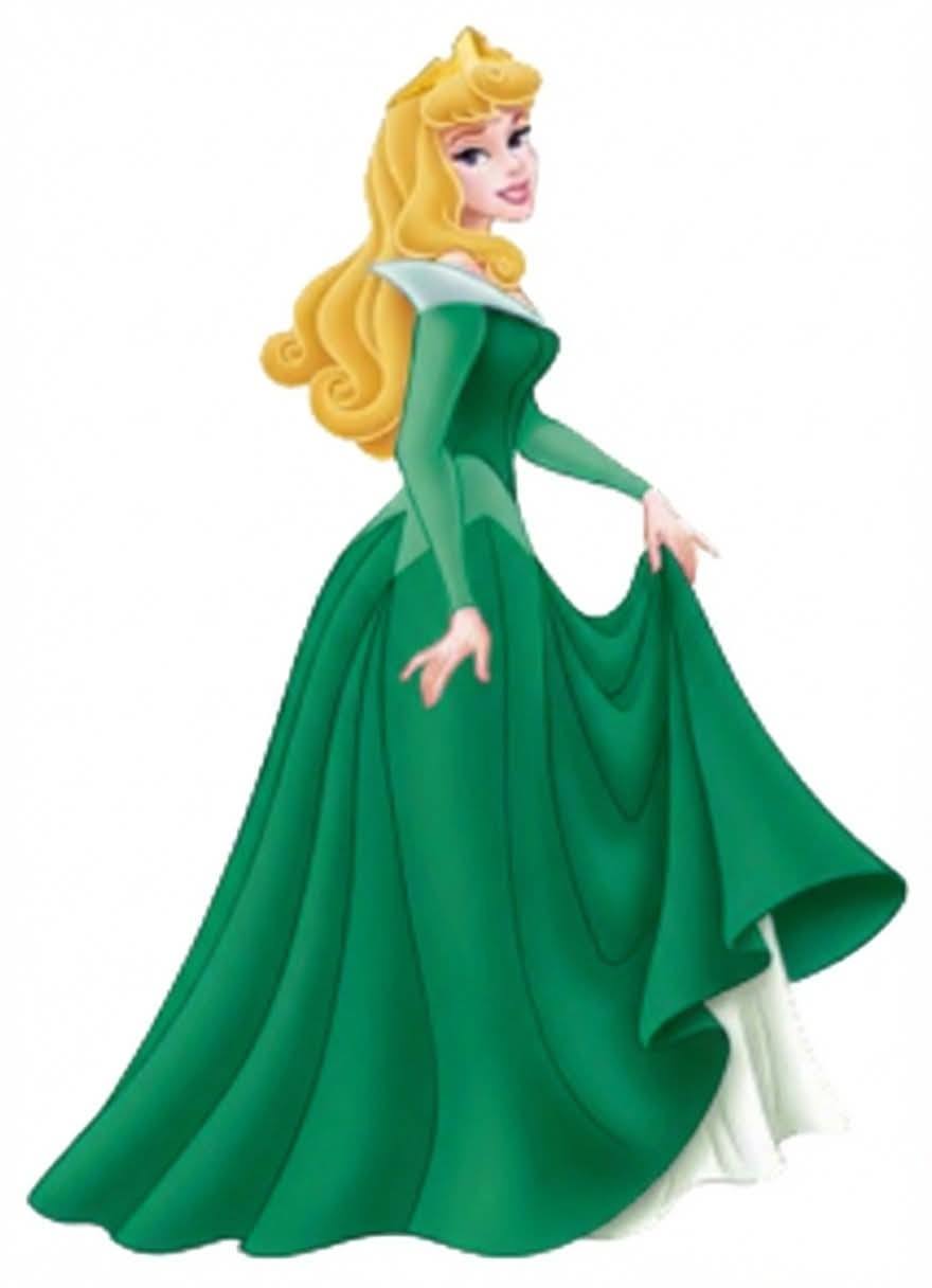 disney princess green dress blonde hair Aurora in a from Disney's Sleeping Beauty disney princes with blonde hair