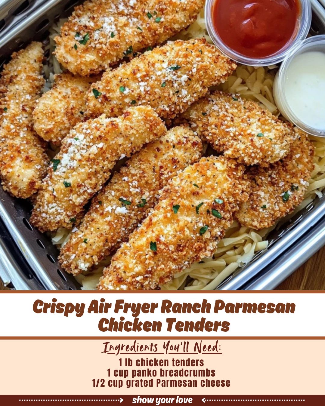 Blissful - 🍗 Crispy Ranch Parmesan Air Fryer Chicken Tenders - Crunchy ...