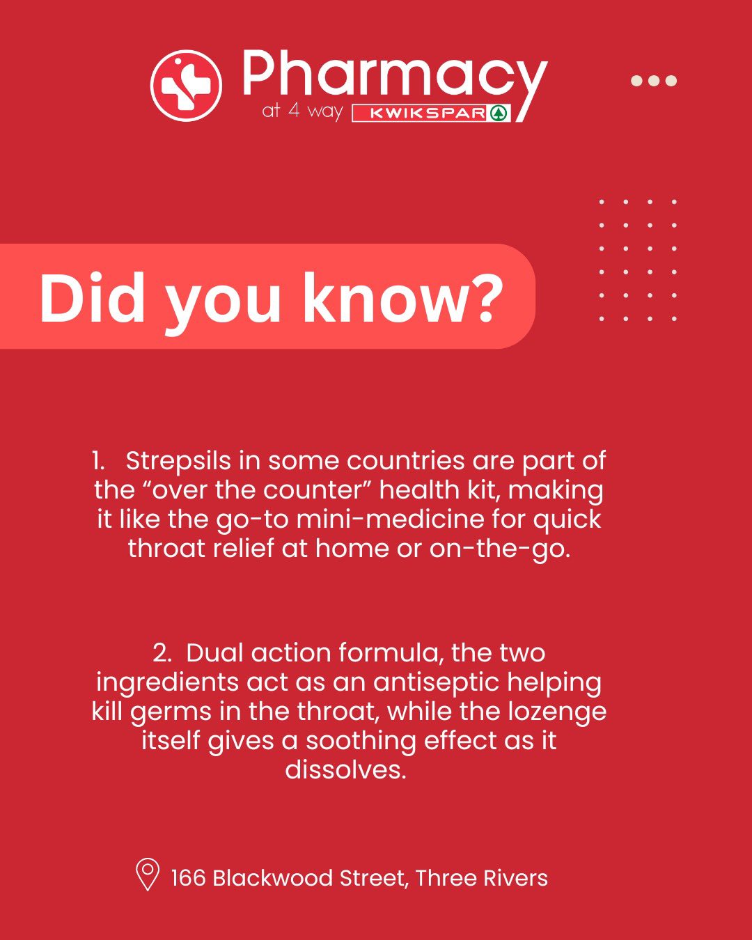 Pharmacy at SPAR Three Rivers | Vereeniging