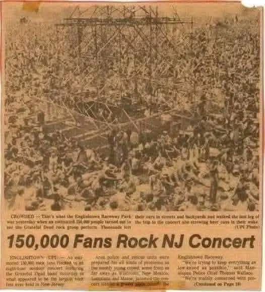 America in Patchwork 展示カタログ 1977年 Who attended the Grateful Dead Concert at Raceway Park in