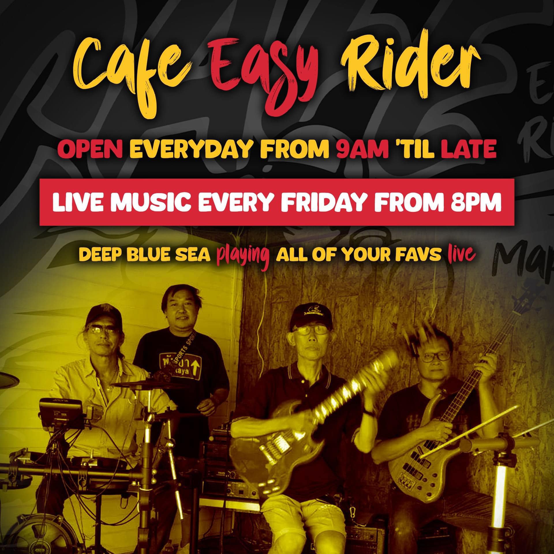 🎸🎉 **Friday Vibes at Easy... - Cafe Easy Rider Maprachan