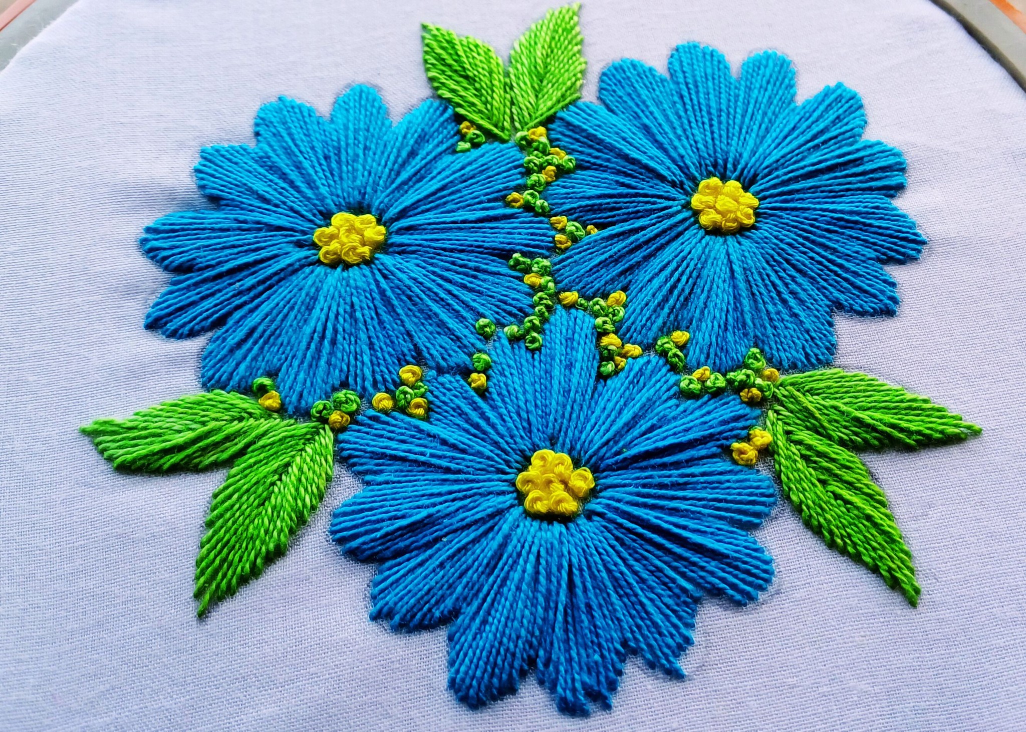 Handwork Design . . . #handembroideryideas #embroideryproject # ...