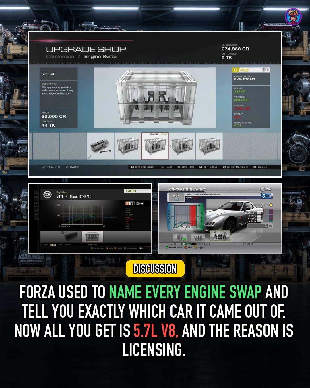 forzaページ Forza Horizon 6 engine swaps lack detailed descriptions due to