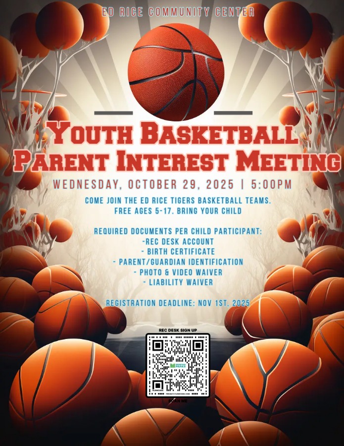 Ed Rice Youth Basketball Parent Interest Meeting