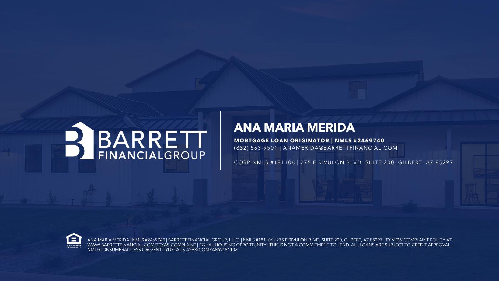 AnaMaría Mérida Houston Realtor & Mortgage Loan Originator | Houston TX