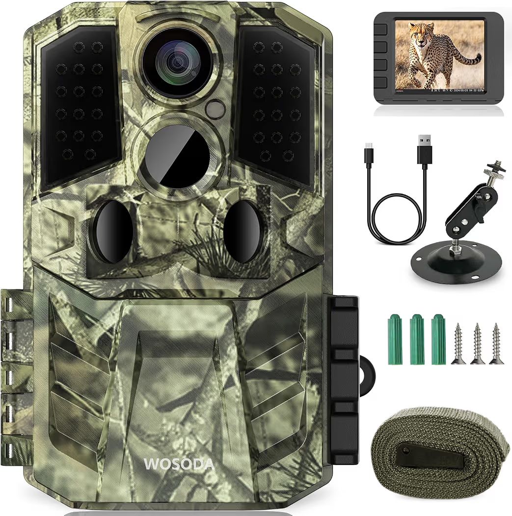 📷 50% OFF – WOSODA G300 Trail Camera 36MP trail camera with 1920P