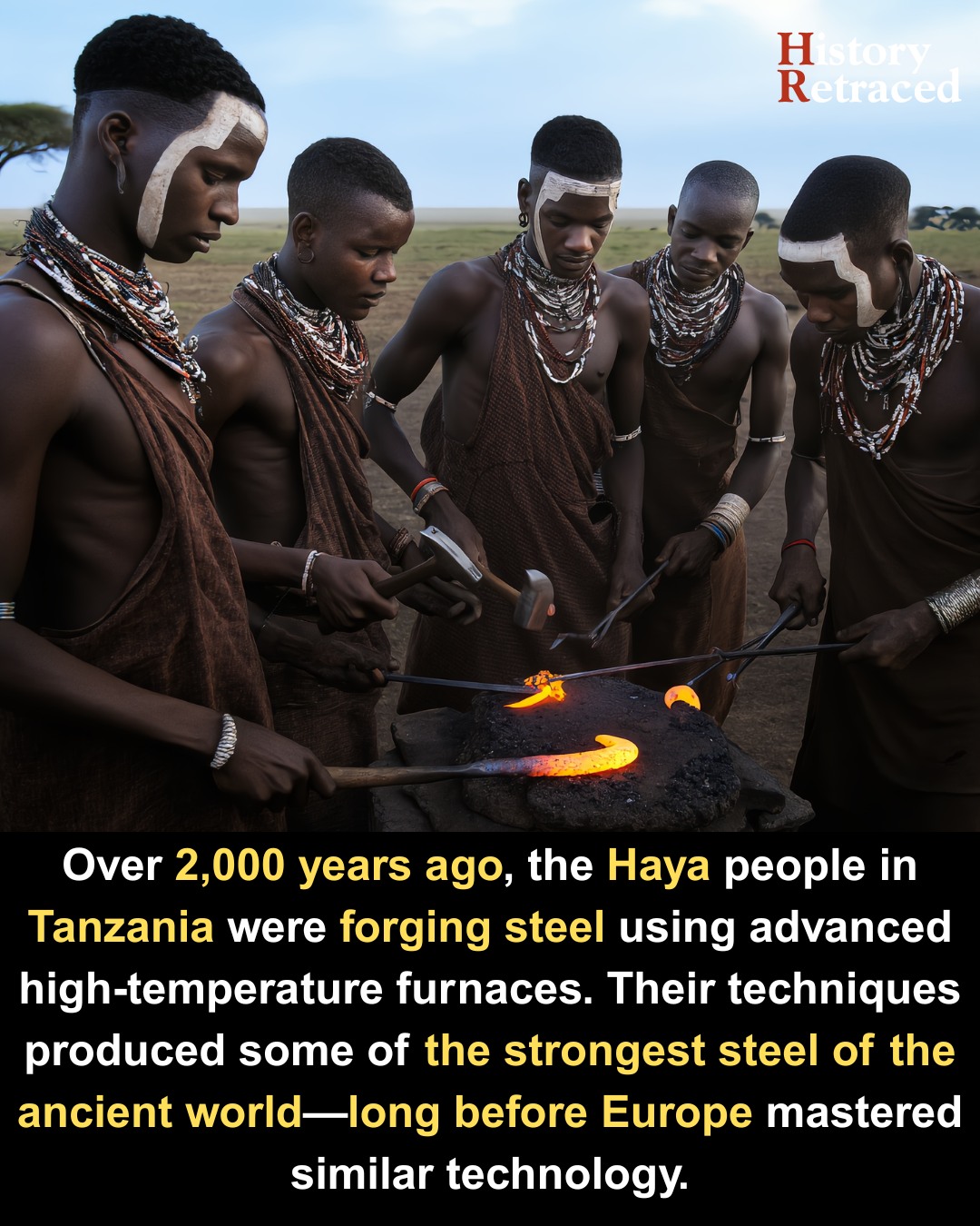 History - Ancient African Steel? The Haya People Did It 2,000 Years Ago! 🔥⚒️ Most people think ...
