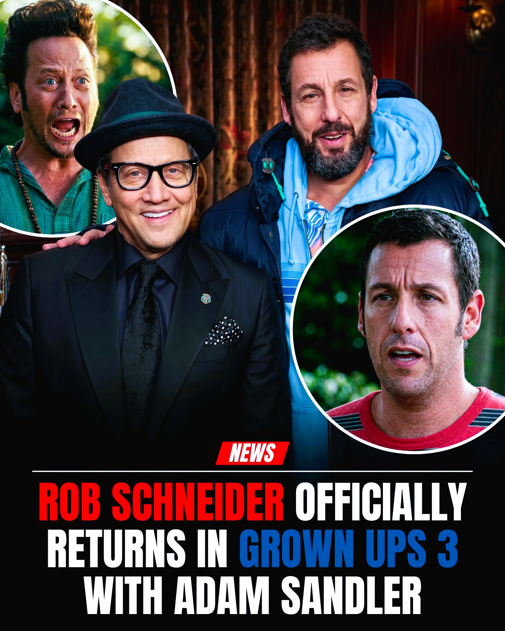 Grown Ups 3 (2025) reunites Adam Sandler and friends