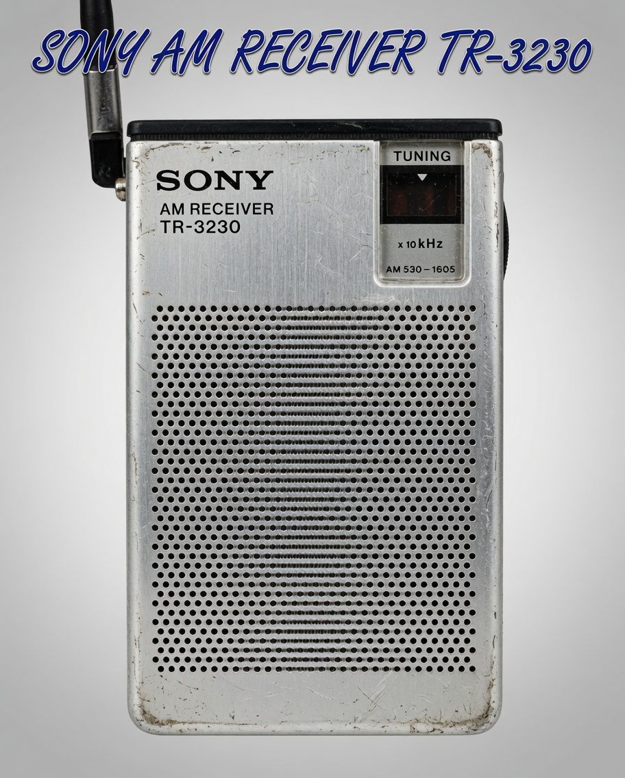 Sony TR-3550 AM Transistor Pocket Portable Radio. 70s vintage