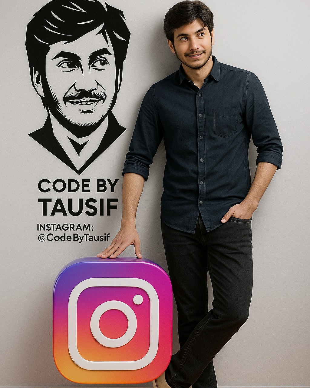 Code - This Picture I will design using AI; just provide special ...